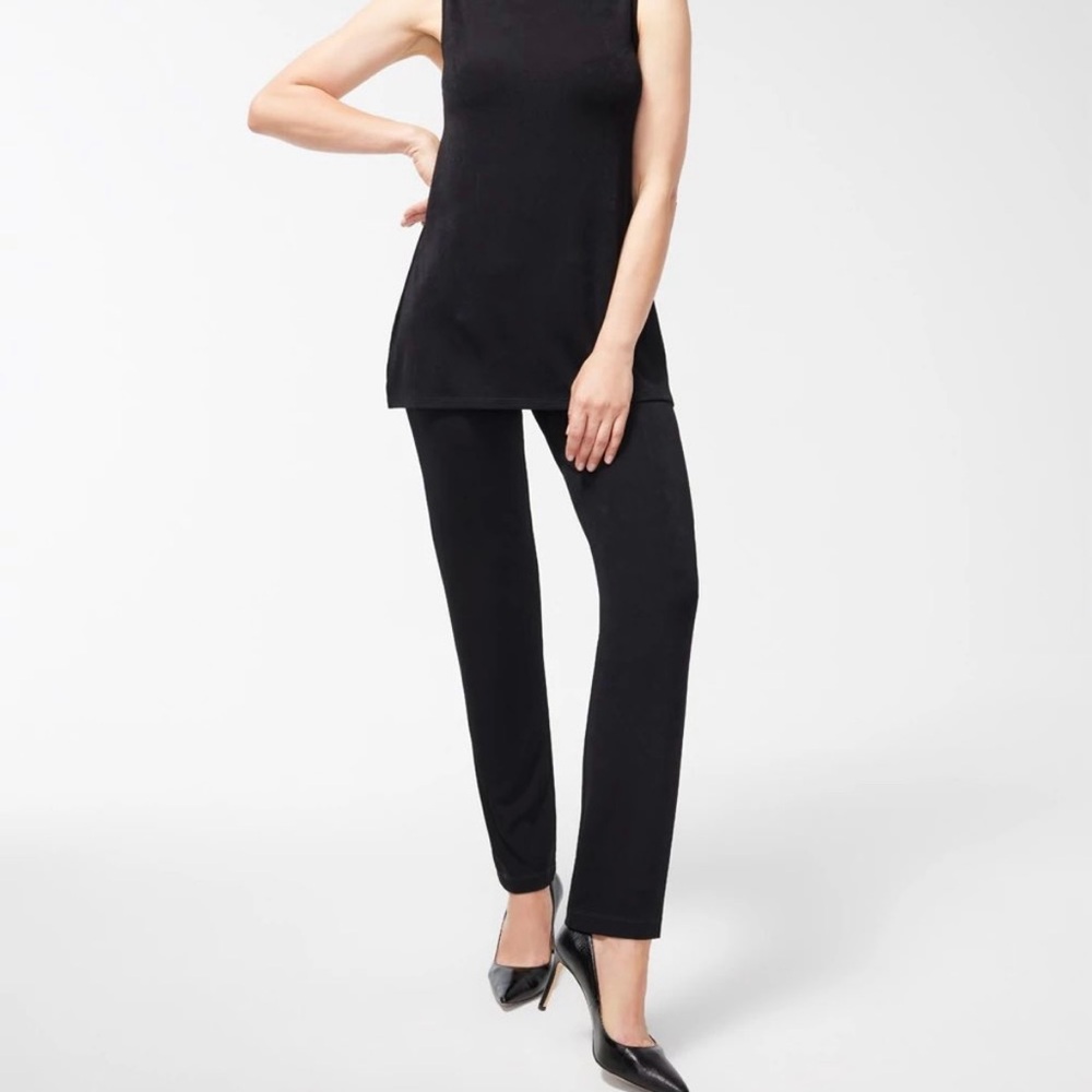 Chico's Black Straight Leg Pants - Size 1R - NEW!!